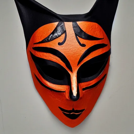 Image similar to orange gothic mask