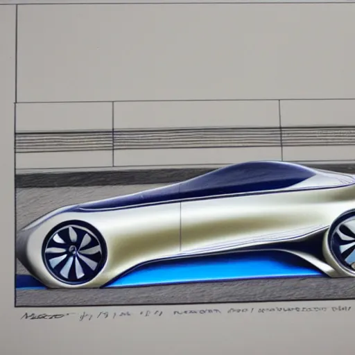 Image similar to Mercedes Benz Vision AVTR coloured Pencil drawing