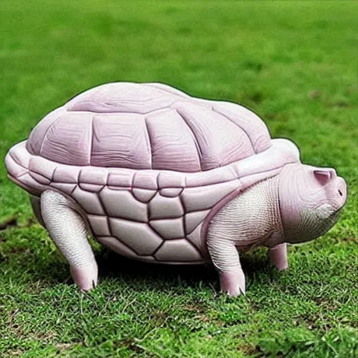 Image similar to the turtle cat pig hybrid