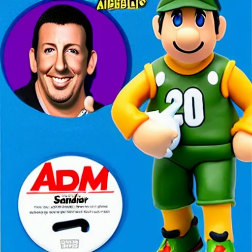 Prompt: adam sandler amiibo