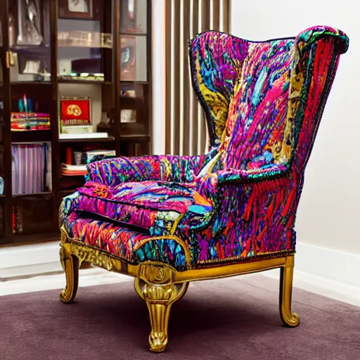 Prompt: an award winning maximalist chair