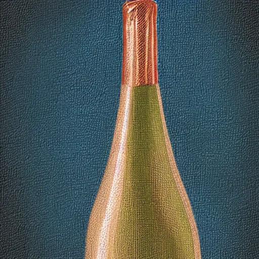 Image similar to portrait of a ( corvette ) ( champagne bottle ) hybrid, digital art