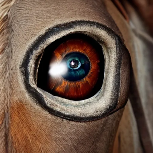 Image similar to inmate inside horse eye