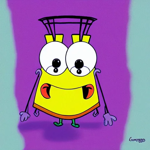 Prompt: Portrait of Sponge Bob by Carvaggio