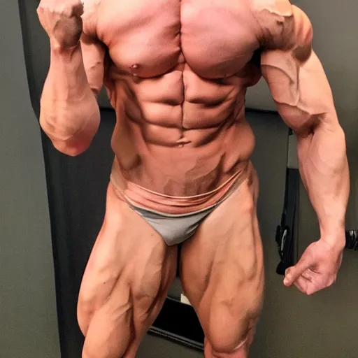 Image similar to based giga chad sigma male ripped shredded body physique with muscles sculpted