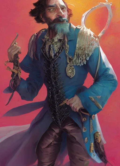 Prompt: formal portrait of steven segal as don quixote, digital art by loish and ross tran, vibrant color scheme, intricately detailed, in the style of romanticism, cinematic, artstation, greg rutkowski