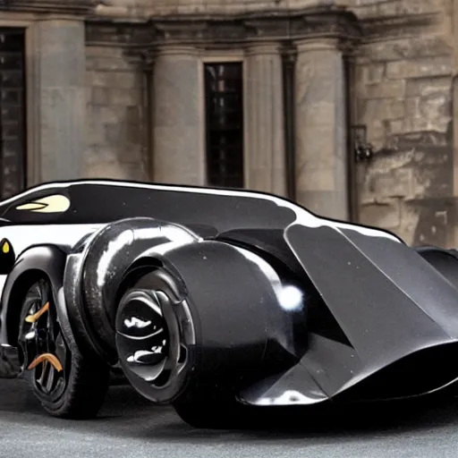 Image similar to Batmobile by Bugatti, full image, Batmobile