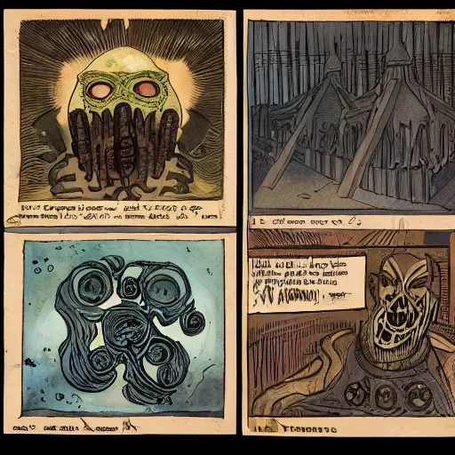 Image similar to The Magnus Archives, the eye, apocalypse, end of the world, beholding, the archivist, eldritch abomination