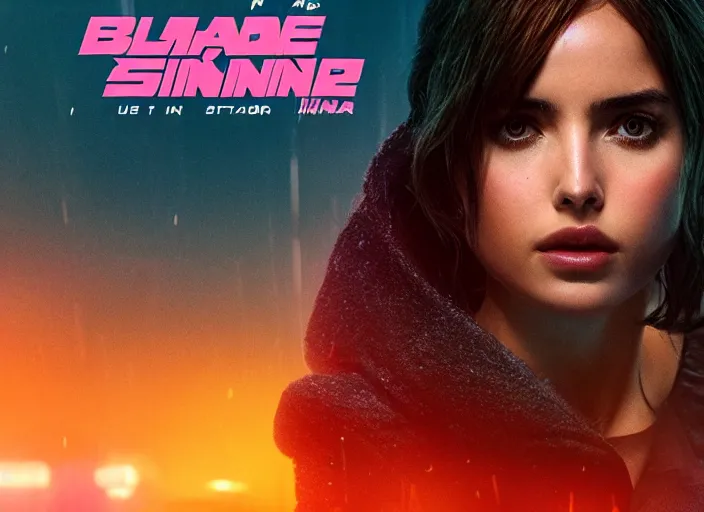 Ana De Armas In Blade Runner With Laser Cannon Stable Diffusion Openart