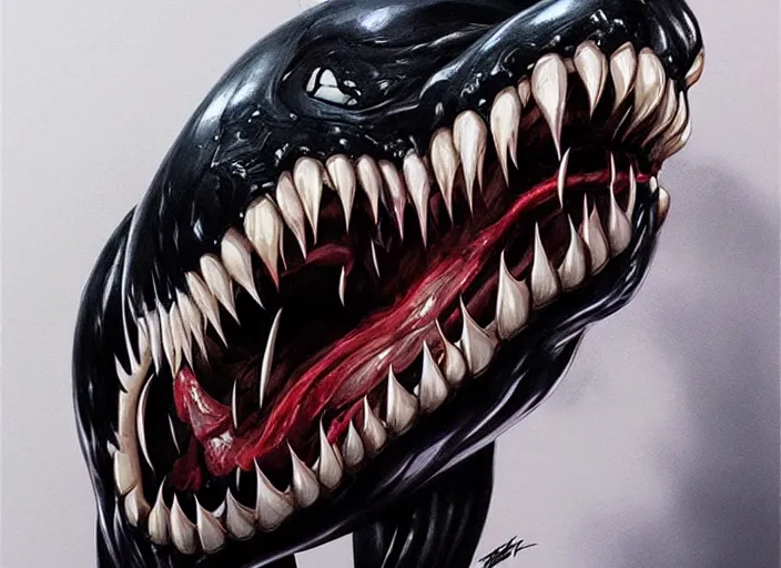 Prompt: artwork of venom by artgerm