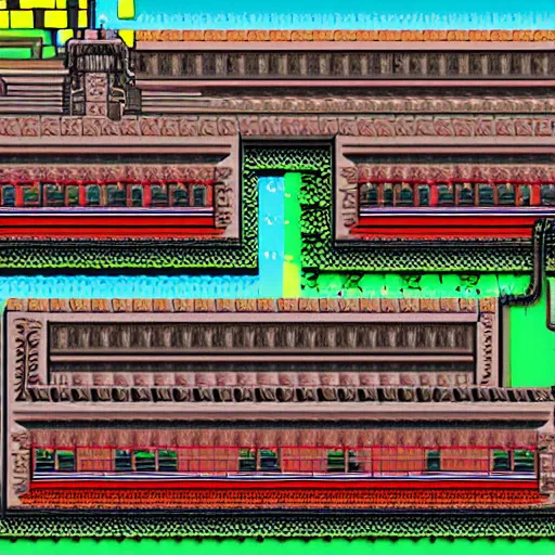 Image similar to sloss furnaces, as a gameboy color game,