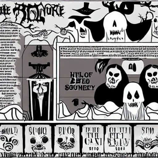 Image similar to The Council of Spooky Bitches,