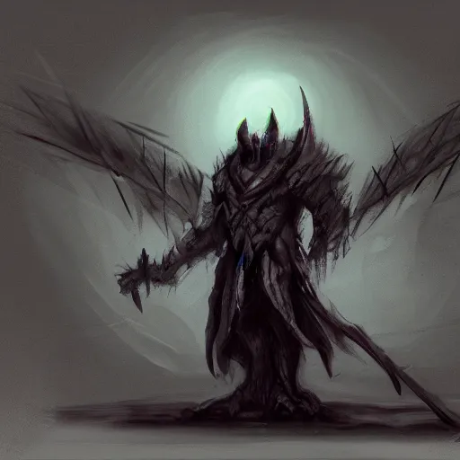 Image similar to my old friend darkness, concept art.