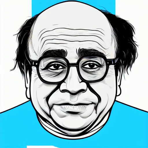 Image similar to danny devito, vectorart, gta 5,