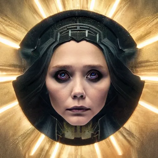 Prompt: elizabeth olsen as the goddess of death, hela, golden ratio!!!!!, centered, trending on artstation, 8 k quality, cgsociety contest winner, artstation hd, artstation hq, luminous lighting