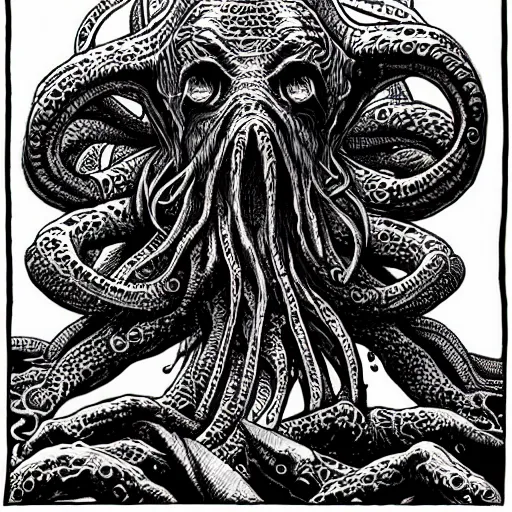 Image similar to Cthulhu by Dan Hillier