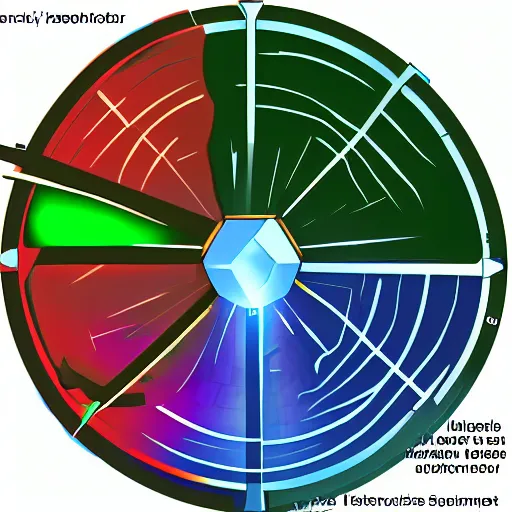 Prompt: scientific diagram of the Halo energy sword