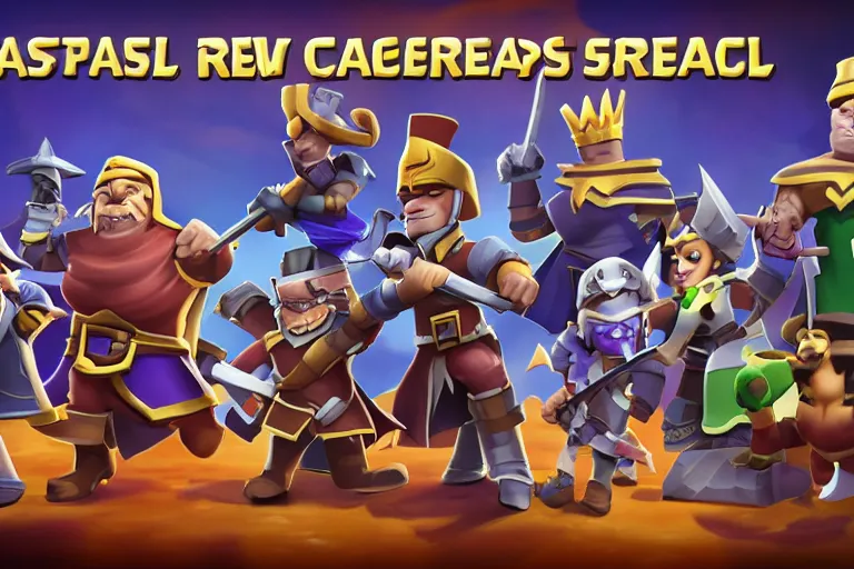 Image similar to new clash royal characters