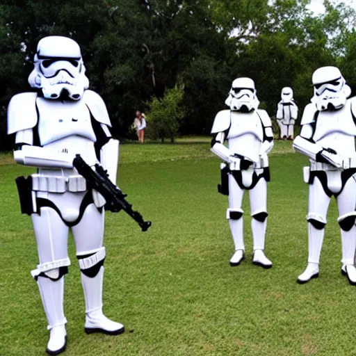 Image similar to stormtroopers at acl festival in high quality