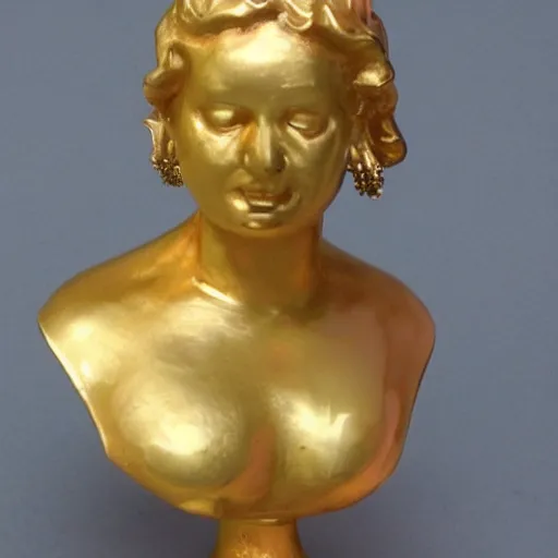 Image similar to bust with a golden piercing