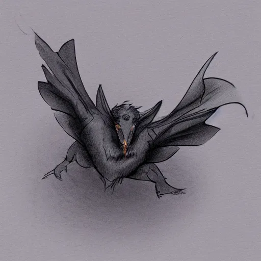 Prompt: hipposideros griffini. 2 d illustration trending on artstation. # dtiyschallenge, # dtiys, # artchallenge # arttrending