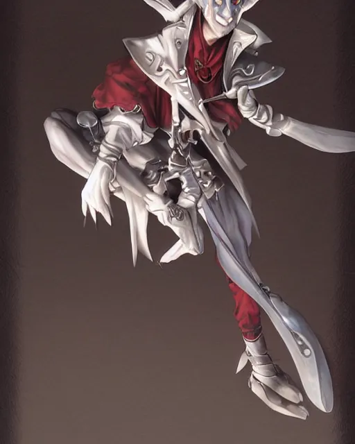 Image similar to male, dark jester by range murata, highly detailed, sharpness