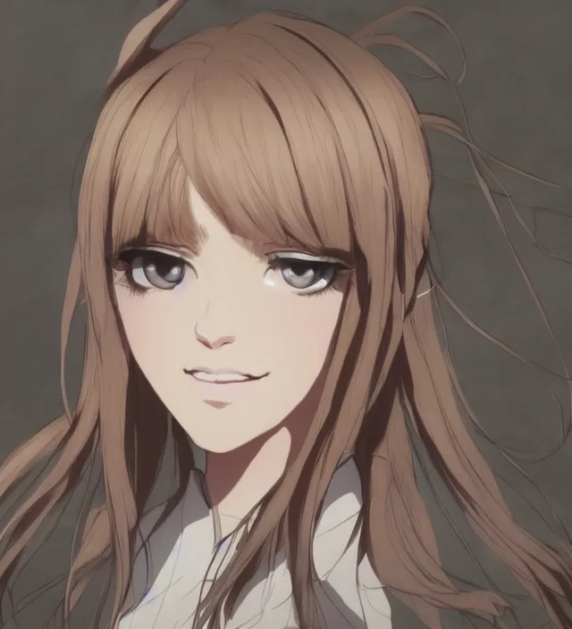 Prompt: character concept art of the most beautiful girl in history, key visual, realistic shaded perfect face