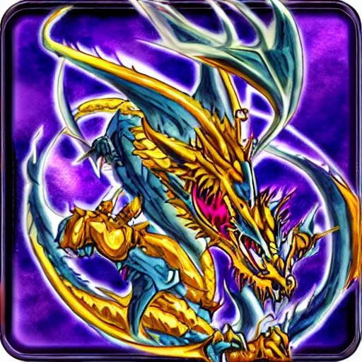 Prompt: Dragon, yugioh