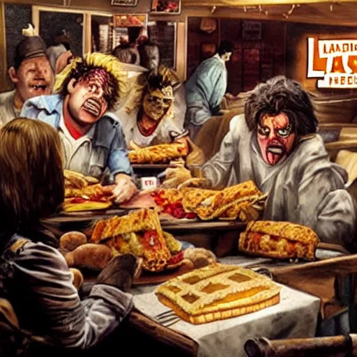 Image similar to Leatherface fast food restaurant