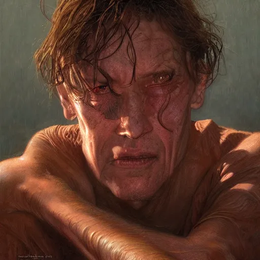 Image similar to portrait of jackson hinkle, horror, by donato giancola and greg rutkowski and wayne barlow and zdzisław beksinski, realistic face, visible face, digital art