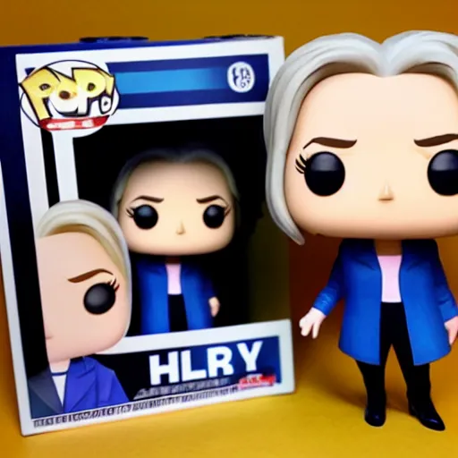 Image similar to funko pop of hillary clinton