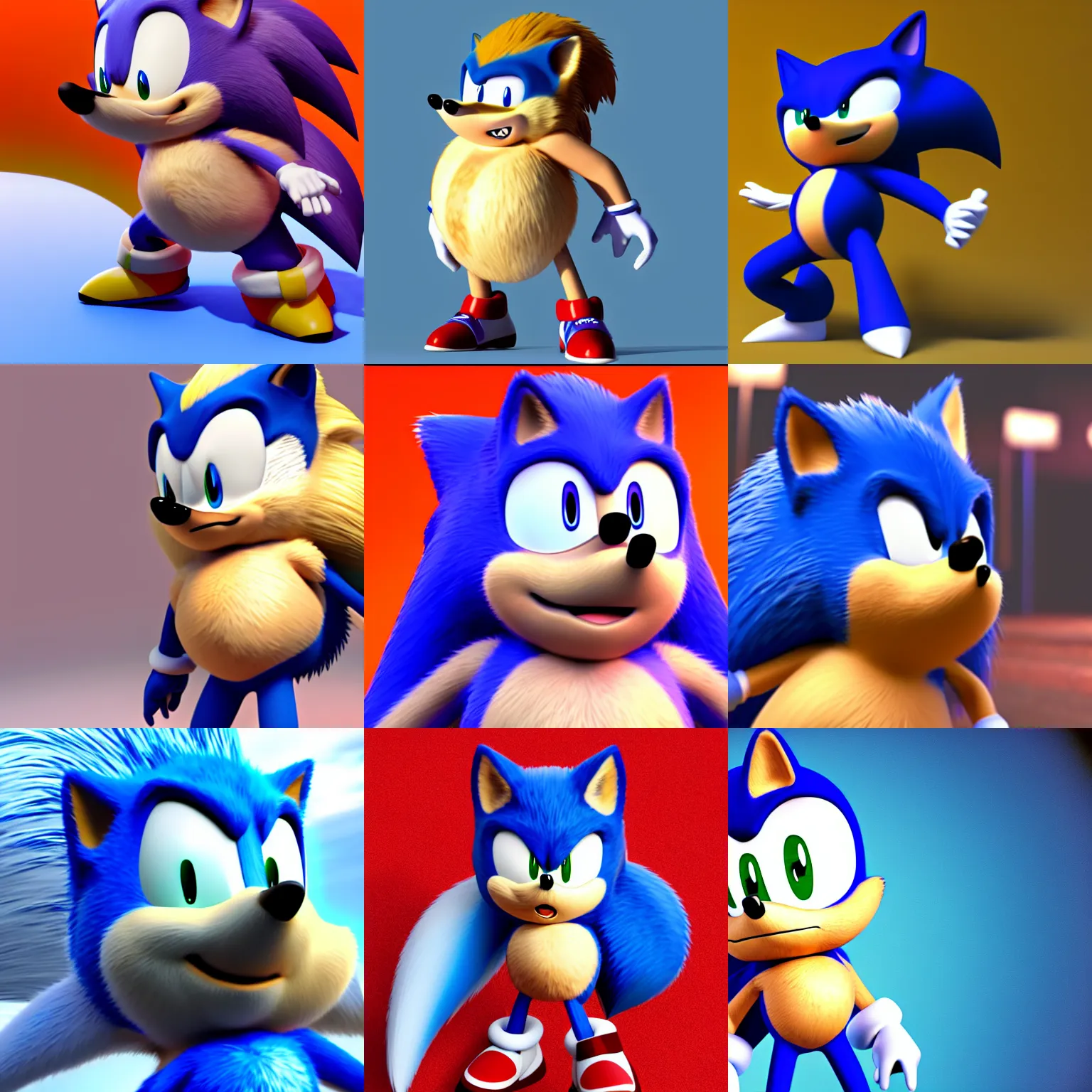 Classic Sonic Speed (N/AI generated and ALT style) by jorgefeio on  DeviantArt