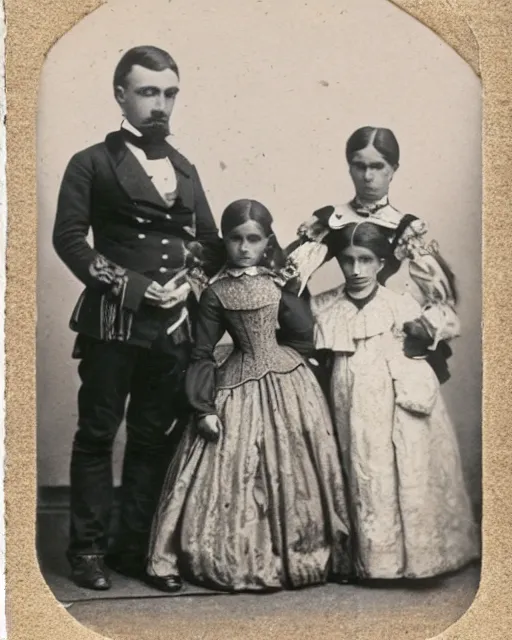 Image similar to a photo of a princess with her son and husband circa 1 8 8 3