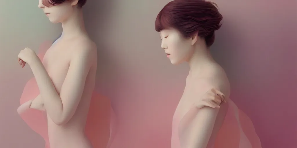 Image similar to breathtaking delicate creature by hsiao - ron cheng, pattern, bizarre compositions, exquisite detail, pastel colors, 8 k