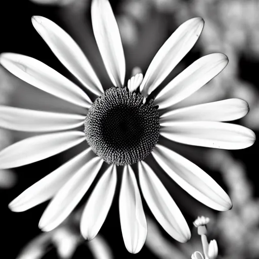 Image similar to a flower in infrared