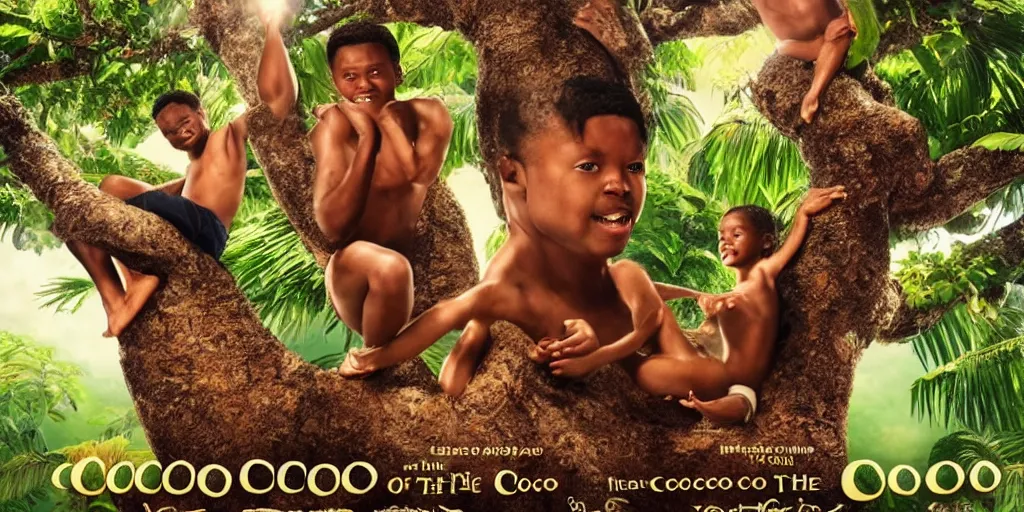 Prompt: of the coco tree ( of the coco tree ),, silly, highly detailed, sharp, cinematic, 8 k,