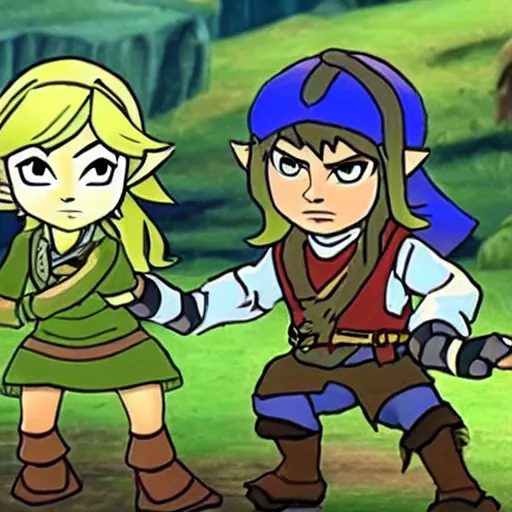 Prompt: the legend of lonk