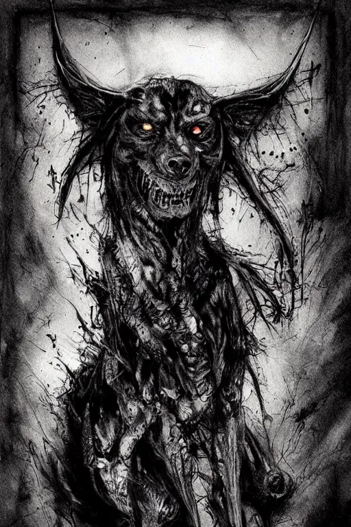 Image similar to hellhound artwork by ben templesmith