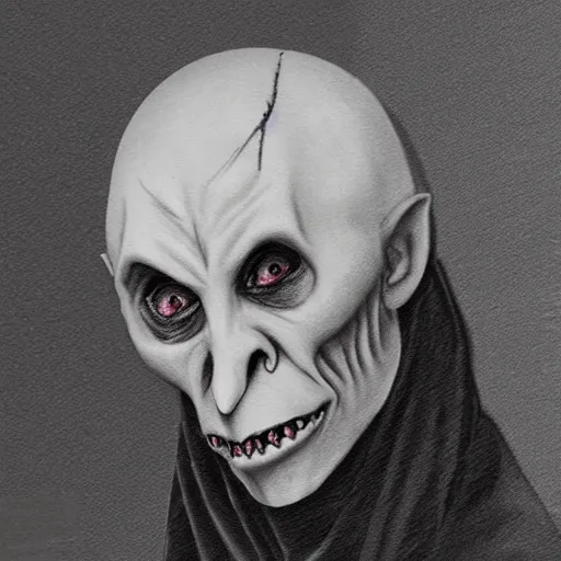 Image similar to Nosferatu, realistic