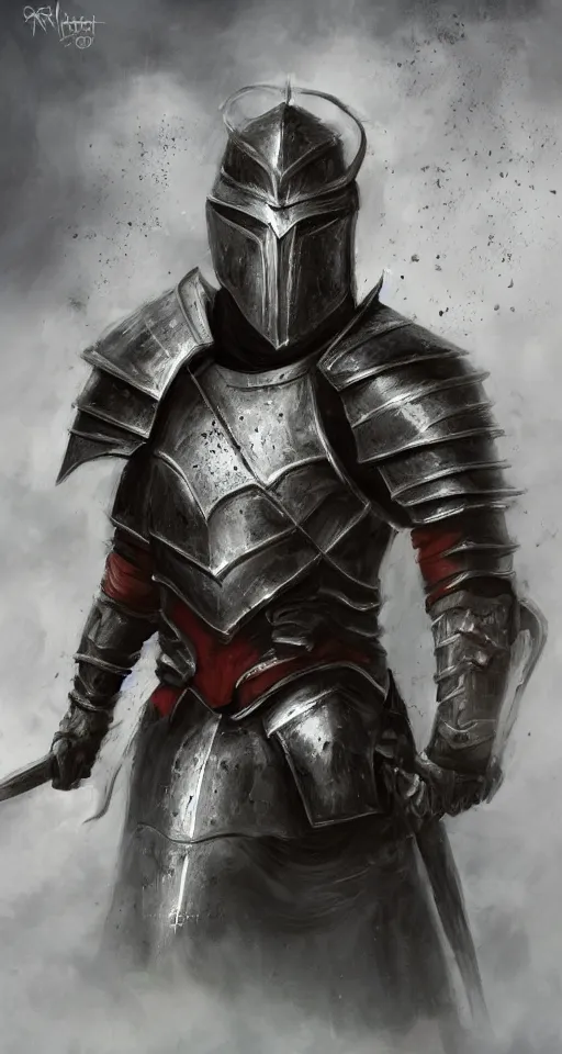 Image similar to warrior knight portrait