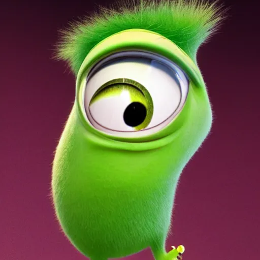 Image similar to Mike Wazowski, 4k