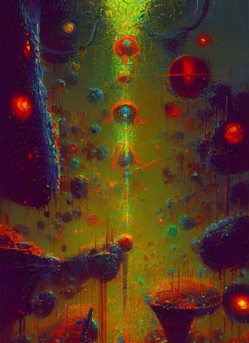 Image similar to dna string by paul lehr