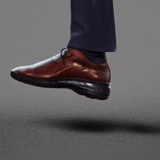 Image similar to Super High Speed Photography of a shoe impacting George Bush's head, hyper photo realistic 8K HDRI, photo by Annie Liebowitz