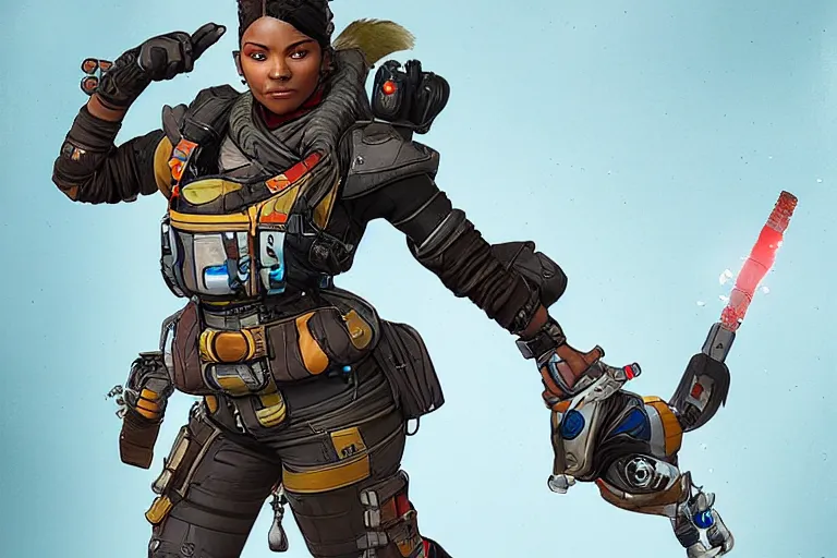 Image similar to pathfinder from apex legends