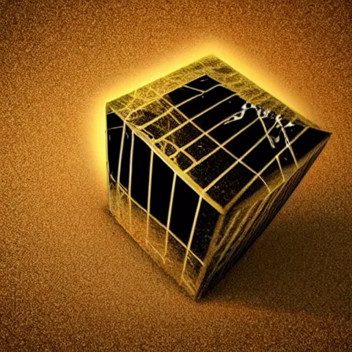 Image similar to time is merely the shadow of an inter dimensional hypercube pattern phasing through all infinite possibilities