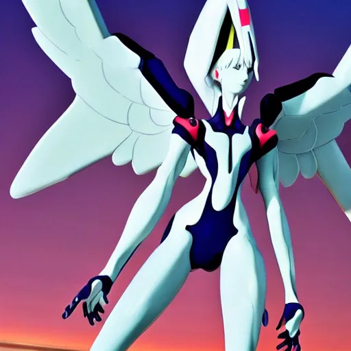 Image similar to angel from neon genesis evangelion