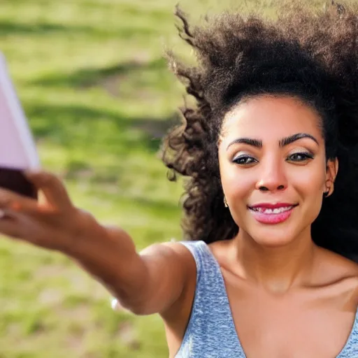 Prompt: a selfie of a woman