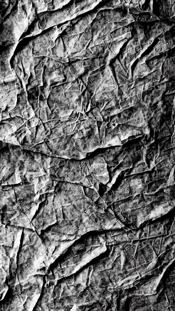 Image similar to gothic film grain texture ink bleed crumpled paper smooth flat hyperdetailed