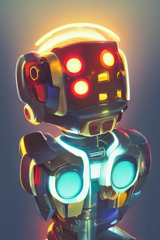 Image similar to metabots medabots medarotto medarot robot minimalist comics helmet mask neon cybereye, behance hd by jesper ejsing, by rhads, makoto shinkai and lois van baarle, ilya kuvshinov, rossdraws global illumination ray tracing hdr radiating a glowing aura