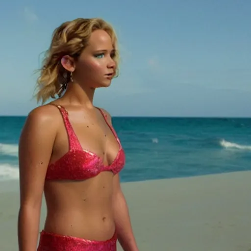 Image similar to movie still from the movie spring breakers (2007), jennifer lawrence,